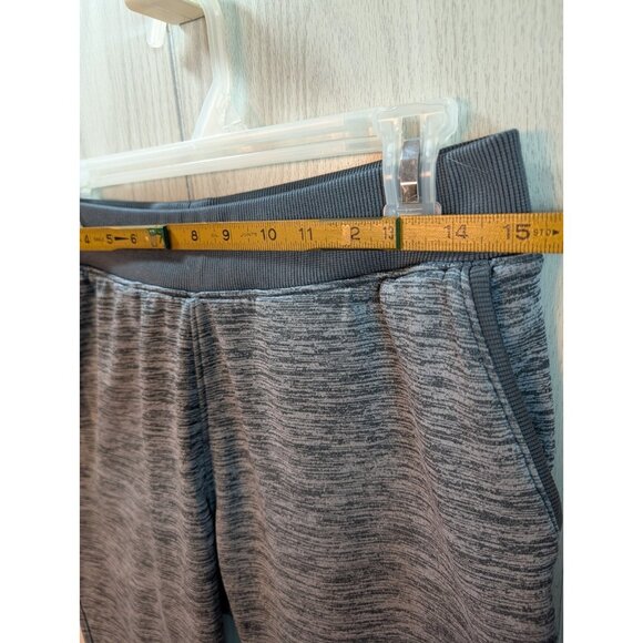 Men’s Under Armour Size Medium Gray Heather Loose Athletic Sweatpants Flare - Picture 10 of 11